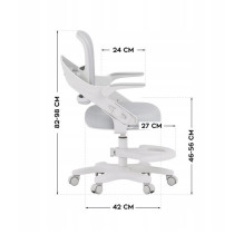 Junior 4.3 Grey swivel chair Junior 4.3 Grey swivel chair