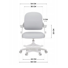 Junior 4.3 Grey swivel chair Junior 4.3 Grey swivel chair