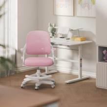 Junior 4.3 Rožinė besisukanti kėdė Junior 4.3 Rožinė besisukanti kėdė