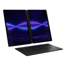 ASUS ROG Zephyrus Duo 16 GX651AX-U9322X Ultra 9 386H 2x16.0" 3K lietimui jautrus OLED 120Hz 1100nits AG 32GB LPDDR5