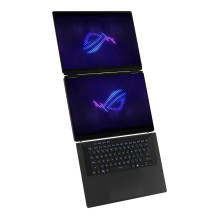 ASUS ROG Zephyrus Duo 16 GX651AX-U9322X Ultra 9 386H 2x16.0" 3K lietimui jautrus OLED 120Hz 1100nits AG 32GB LPDDR5