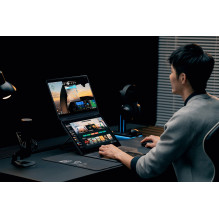 ASUS ROG Zephyrus Duo 16 GX651AX-U9322X Ultra 9 386H 2x16.0" 3K lietimui jautrus OLED 120Hz 1100nits AG 32GB LPDDR5