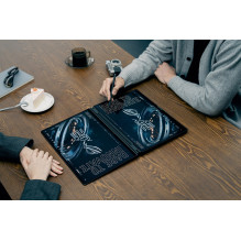ASUS ROG Zephyrus Duo 16 GX651AX-U9322X Ultra 9 386H 2x16.0" 3K lietimui jautrus OLED 120Hz 1100nits AG 32GB LPDDR5