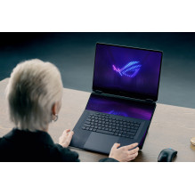 ASUS ROG Zephyrus Duo 16 GX651AX-U9322X Ultra 9 386H 2x16.0" 3K lietimui jautrus OLED 120Hz 1100nits AG 32GB LPDDR5