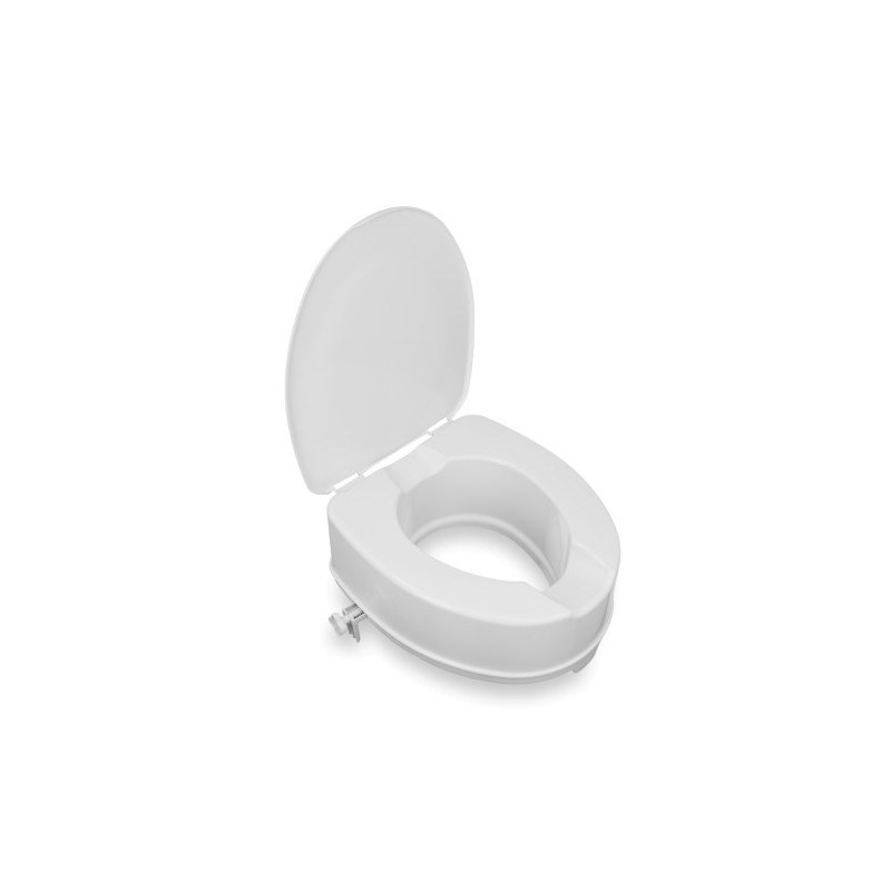 Raising toilet seat with flap 225 kg KING