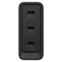 Lenovo Multi-Port USB-C 100W GaN Charger / Power Adapter Black incl. USB-C Cable (1.8m)