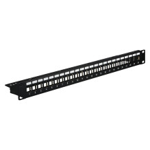 19" 1U, 24-port...