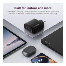 Lenovo Multi-Port USB-C 100W GaN Charger / Power Adapter Black incl. USB-C Cable (1.8m)