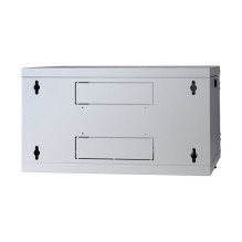 19" Wandgehuse 12HE, schwenkend, 2-teilig, RAL7035, Tiefe 500 mm 19" Wandgehuse 12HE, schwenkend, 2-teilig, RAL7035, Tiefe 500 mm