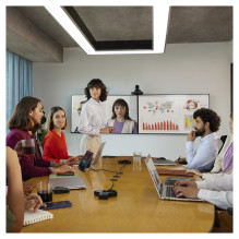 HP Poly Studio E60 - Konferenzkamera - PTZ - Farbe - 2 x 8 MP - 3840 x 2160 - 4K UHD, 2160p - Audio - LAN - USB - DC 12 