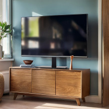 Maclean MC-386 Universal TV Stand Base for Cabinet Dresser Table Desk 32" - 75" 40kg VESA 35° Rotating Temepre Maclean MC-386 Universal TV Stand Base for Cabinet Dresser Table Desk 32" - 75" 40kg VESA 35° Rotating Temepre