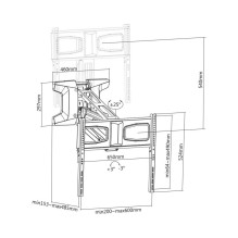 Maclean MC-891 Electric TV Wall Mount Bracket with Remote Control Height Adjustment 37'' - 70" max. VESA 600x400 up Maclean MC-891 Electric TV Wall Mount Bracket with Remote Control Height Adjustment 37'' - 70" max. VESA 600x400 up