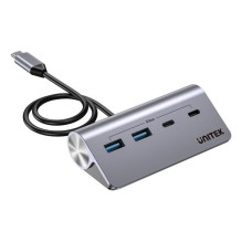 UNITEK H1337AGY01 interface hub USB 3.2 Gen 1 (3.1 Gen 1) Type-C 5000 Mbit / s Grey