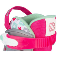 Roller skates Nijdam Sk8 Star, white col. / pink col., 37-40 Roller skates Nijdam Sk8 Star, white col. / pink col., 37-40