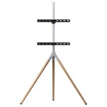 One For All WM 7472 Tripod TV Stand 32-65" VESA 400x400 30kg Cable Management 360° Oak Silver Grey One For All WM 7472 Tripod TV Stand 32-65" VESA 400x400 30kg Cable Management 360° Oak Silver Grey