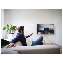 Vienas visiems WM 7472 trikojis TV-Stativ 32-65" VESA 400x400 30kg Kabelmanagement 360° ąžuolo sidabro pilka