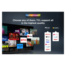 139,7 cm / 55 colių TCL 55V6C 4K UHD HVA HDR10 MEMC HDMI 2.1 „Google“ televizorius