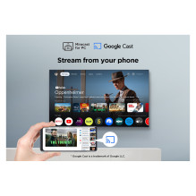 139,7 cm / 55 colių TCL 55V6C 4K UHD HVA HDR10 MEMC HDMI 2.1 „Google“ televizorius