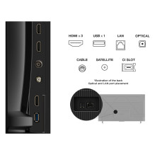 139,7cm / 55" TCL 55V6C 4K UHD HVA HDR10 MEMC HDMI 2.1 Google TV