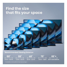 139,0cm / 55" (3840x2160) Hisense 55U7SE Smart TV 4K ULED MiniLED 6ms 144Hz HDMI USB LAN HDR VESA WiFi Bluetooth Bl
