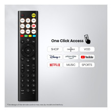 100,0cm / 40" (1920x1080) Hisense 40A59S Smart TV FHD Hi-QLED 9,5ms 60Hz HDMI USB LAN HDR VESA WiFi Black