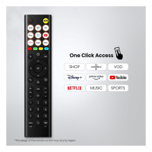 80,0 cm / 32" (1366x768) „Hisense 32A49S“ išmanusis televizorius HD DLED 8,5 ms 60 Hz HDMI USB LAN HDR VESA WiFi Ju