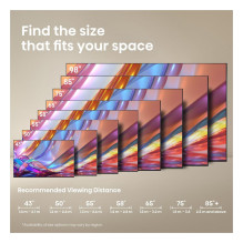 139,0 cm / 55" (3840 x 2160) „Hisense 55Q7S“ išmanusis televizorius 4K „Hi-QLED“ 8 ms 60 Hz HDMI USB HDR „Wi-Fi“ „B