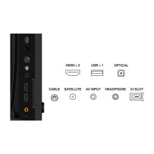 32 colių TCL 32V4C 80 cm juodos spalvos, WXGA, trigubas imtuvas, „Android TV“