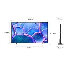214,0 cm / 85" (3840 x 2160) „Samsung U7079F GU85U7079FUXZG“ 4K LED 50Hz HDMI USB LAN „Wi-Fi“ „Bluetooth“ HDR10+ ju