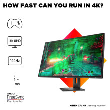 27 colių įstrižainės IPS FHD OMEN monitorius 3G6W0E9 144Hz