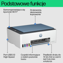 HP Smart Tank 585 All-in-One Printer, Home and home office, Print, copy, scan, Wireless High-volume printer tank Print f