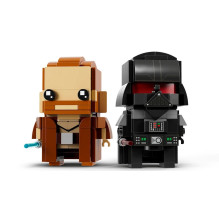 Collectible Figure - LEGO BrickHeadz Star Wars Obi-Wan Kenobi and Darth Vader