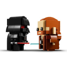 Collectible Figure - LEGO BrickHeadz Star Wars Obi-Wan Kenobi and Darth Vader