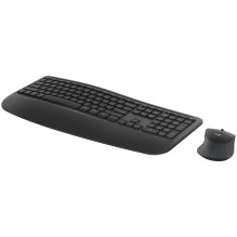 LOGITECH Signature Comfort Plus MK880 belaidės ausinės - grafito spalvos - JAV tarptautinis - BT - INTNL - 973 LOGITECH Signature Comfort Plus MK880 belaidės ausinės - grafito spalvos - JAV tarptautinis - BT - INTNL - 973