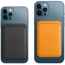 Apple "Leather Wallet MagSafe Apple iPhone (MHLP3ZE / A)" California Poppy