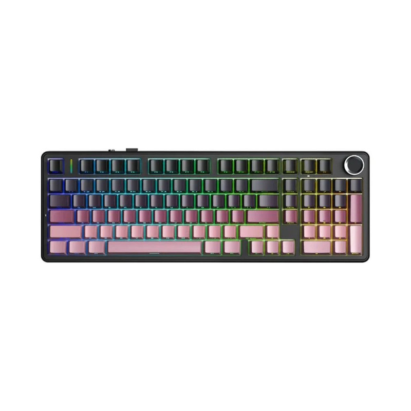 Klaviatūra Aula F99 PRO (Rožinė / Juoda) - LEOBOG Reaper Switches