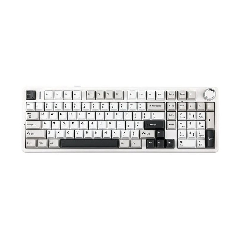 Klaviatūra Aula F99 PRO (Balta / Pilka) - Star Arrow Linear Switches