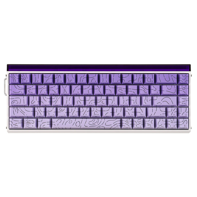 Klaviatūra Aula Hero 68 Magnetinė Hall Effect (Gradient Purple) - Dragon King Magnetic Switches