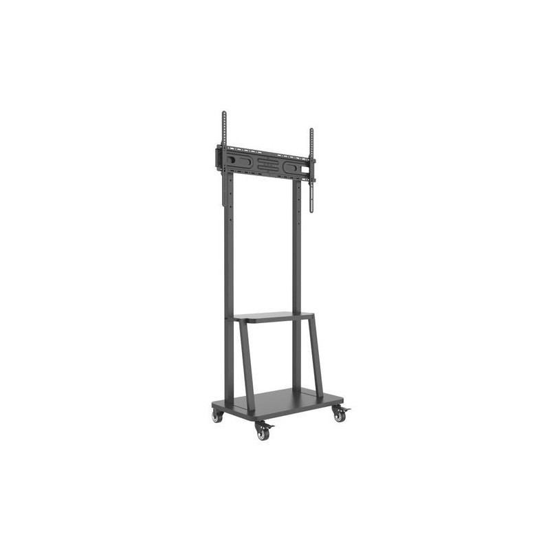 TECHLY Floor Stand with Shelf for 32-70i