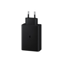 Power charger SAMSUNG Trio EP-T6530 65W PD 1x USB-A, 2x USB-C (EP-T6530NBEGEU) Black Power charger SAMSUNG Trio EP-T6530 65W PD 1x USB-A, 2x USB-C (EP-T6530NBEGEU) Black