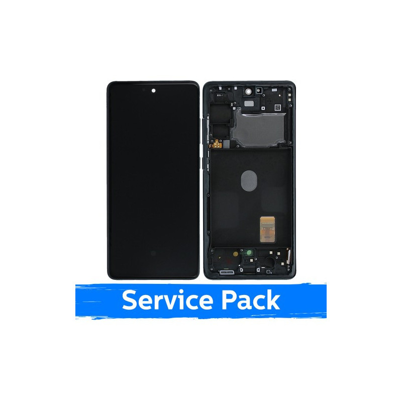 Screen for Samsung F731 Z Flip5 (INNER) with frame / Graphite / (Service Pack) +INCLUDING BATTERY