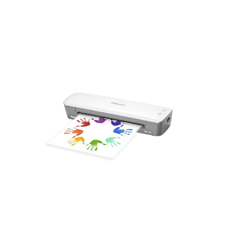 Fellowes baltas / pilkas joninis A4 laminatorius + DĀVANA ImageLast A4 80 mikronų 100 vnt. pakuotė