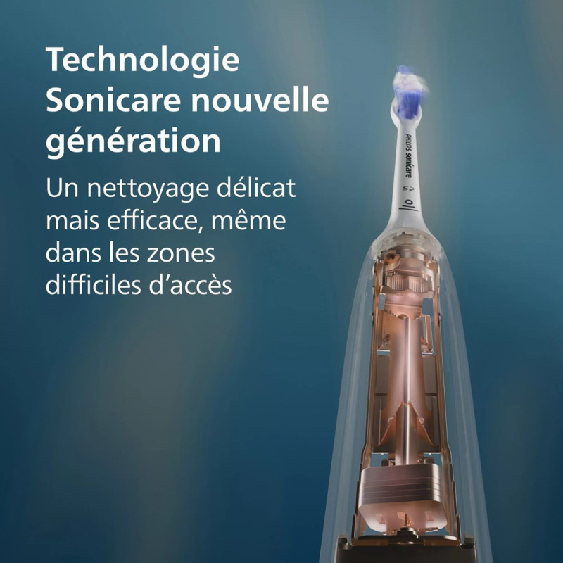 „Philips Sonicare 5300“ serijos 5300 serija HX7101 / 02 įkraunamas „Sonic“ elektrinis dantų šepetėlis