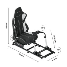 „Huzaro Speed 5.5“ žaidimų stovas lenktynių žaidimams „Huzaro Speed 5.5“ žaidimų stovas lenktynių žaidimams