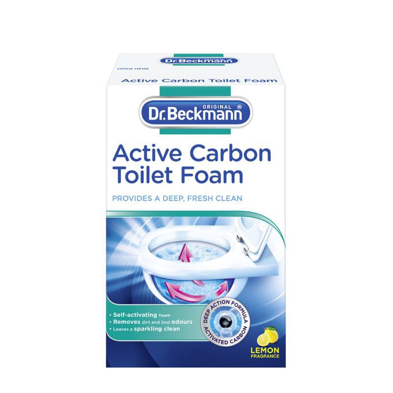 Toilet cleaner Dr. Beckmann Active Carbon, 0.3 kg, 3 pcs