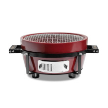 Grilis Kamado Bono Hibachi EVO ROUND, raudona, 54 cm Grilis Kamado Bono Hibachi EVO ROUND, raudona, 54 cm