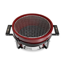 Grilis Kamado Bono Hibachi EVO ROUND, raudona, 54 cm Grilis Kamado Bono Hibachi EVO ROUND, raudona, 54 cm