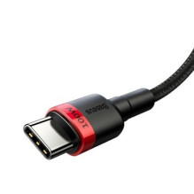 USB kabelis - Baseus CATKLF-AL91 USB C kabelis, 100W, 480 MB / s, 2 m, Juodas USB kabelis - Baseus CATKLF-AL91 USB C kabelis, 100W, 480 MB / s, 2 m, Juodas