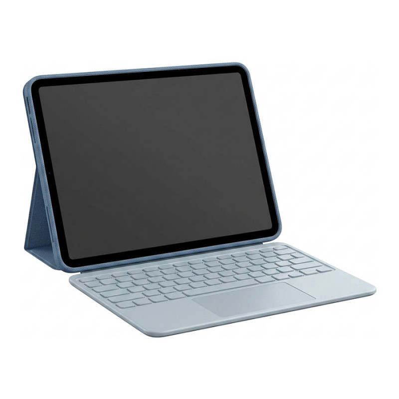 „iPad 10“ QWERTZ klaviatūros dėklas, mėlynas