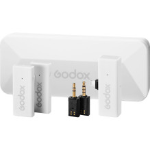Audio įranga - Godox MoveLink Mini LT Kit 2 Wireless System, 328ft Range, White
